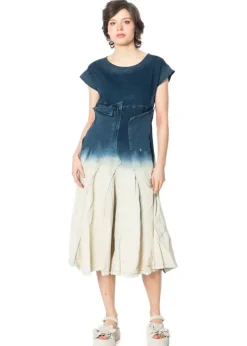 RUNDHOLZ DIP, Denim-Kleid mit Farbverlauf 1252030906