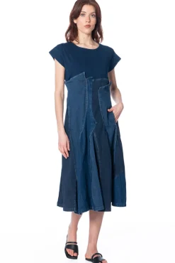 RUNDHOLZ DIP, Denim-Kleid mit Farbverlauf 1252030906