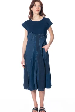 RUNDHOLZ DIP, Denim-Kleid mit Farbverlauf 1252030906