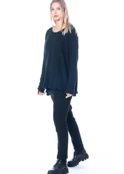 RUNDHOLZ DIP, edle Hose mit strukturierter Oberfläche aus 100% Schurwolle 2232190102