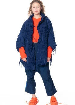 RUNDHOLZ DIP, extravaganter Mantel im Edgy-Look 1252021203
