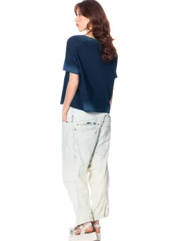 RUNDHOLZ DIP, Jeanshose im Used-Look 1252030112