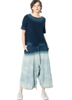 RUNDHOLZ DIP, kultige Jeanshose mit Farbverlauf 1252260106