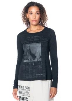 RUNDHOLZ DIP, Langarmshirt mit kultigem Print 2242300501