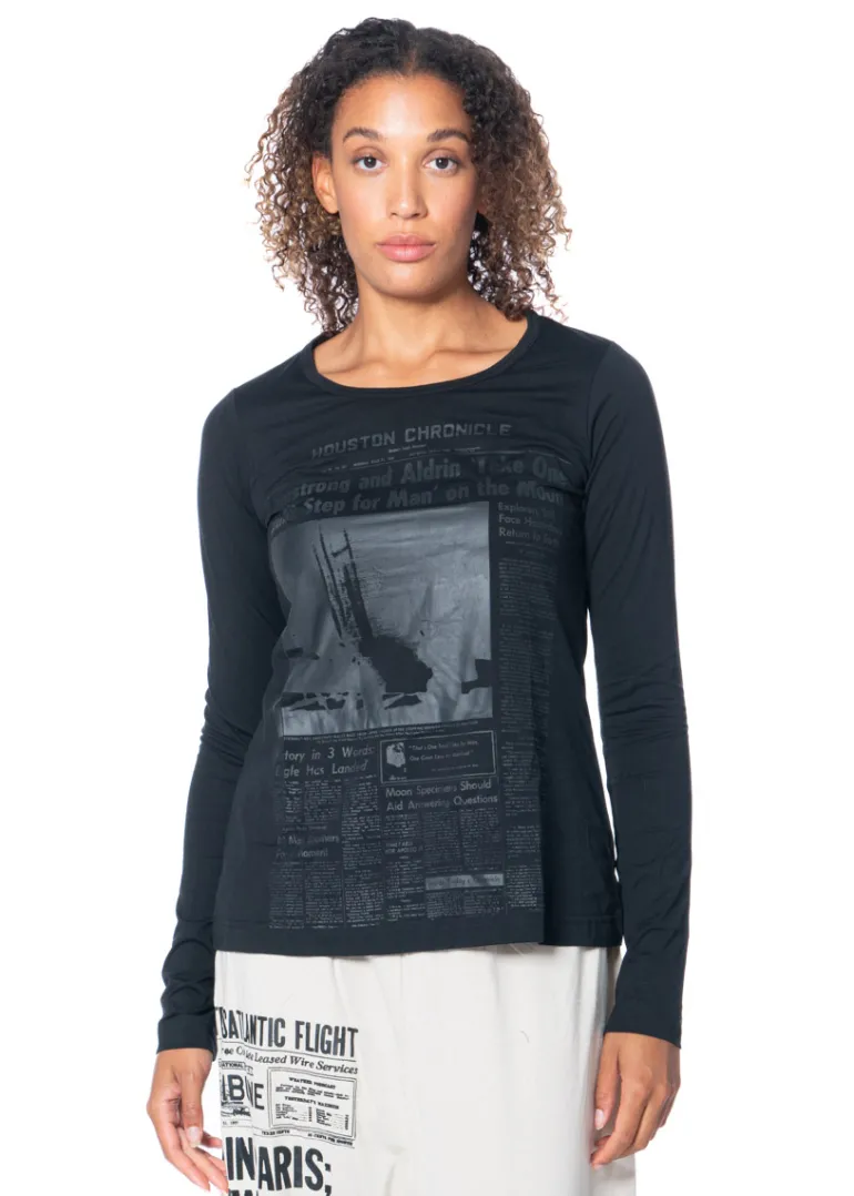 RUNDHOLZ DIP, Langarmshirt mit kultigem Print 2242300501