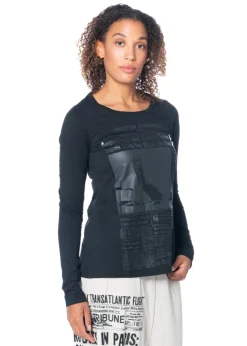 RUNDHOLZ DIP, Langarmshirt mit kultigem Print 2242300501