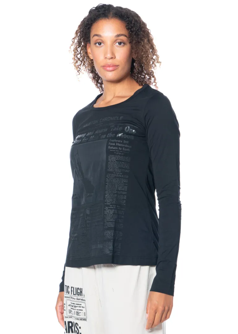 RUNDHOLZ DIP, Langarmshirt mit kultigem Print 2242300501