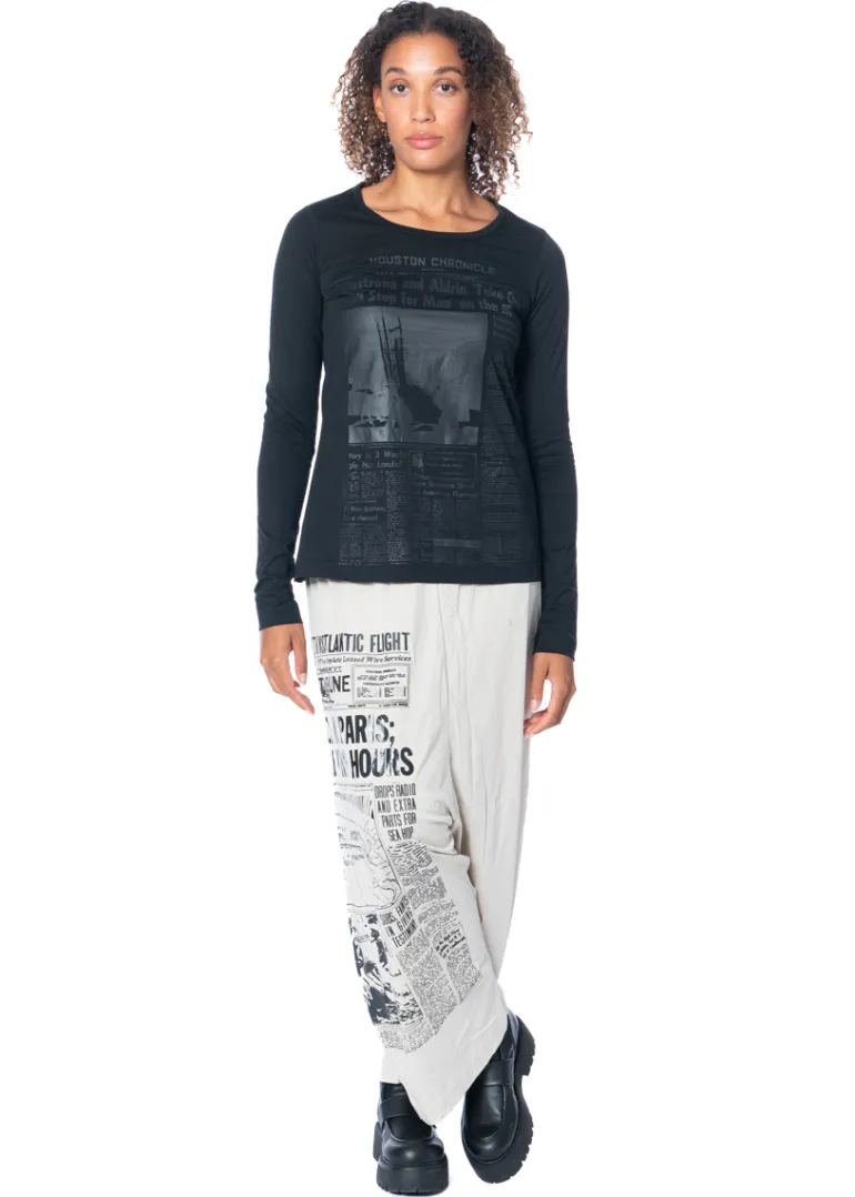 RUNDHOLZ DIP, Langarmshirt mit kultigem Print 2242300501