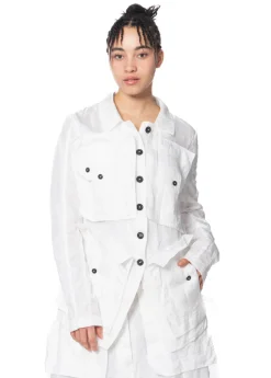 RUNDHOLZ DIP, leichte Jacke aus Baumwolle und Seide 1242091103