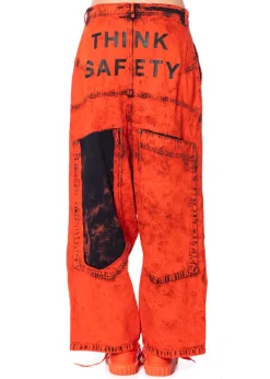 RUNDHOLZ DIP, verwaschene Statement-Hose 1252030115