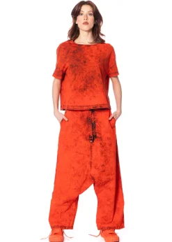 RUNDHOLZ DIP, verwaschene Statement-Hose 1252030115