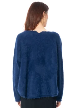 RUNDHOLZ DIP, weicher Pullover mit Fransen 1252400702
