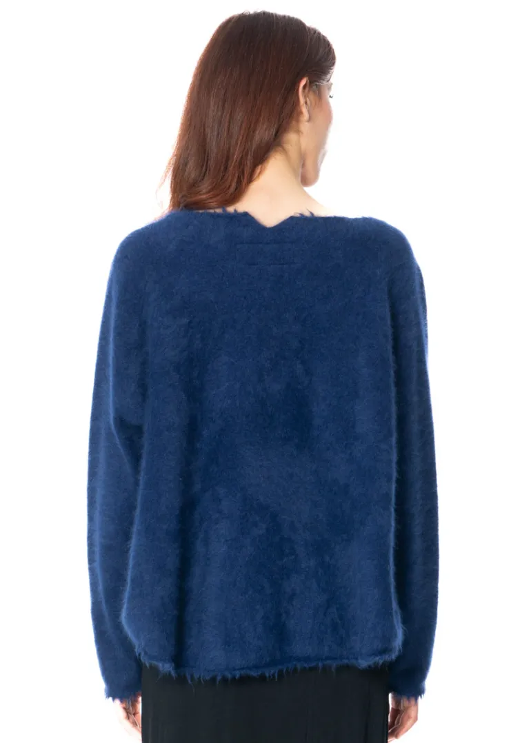 RUNDHOLZ DIP, weicher Pullover mit Fransen 1252400702