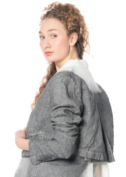 RUNDHOLZ, handbemalte Kurzjacke 1251671109