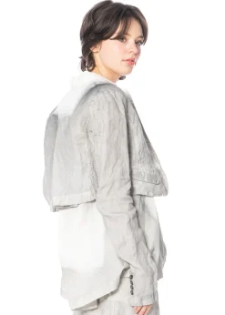 RUNDHOLZ, handbemalte Kurzjacke 1251671109