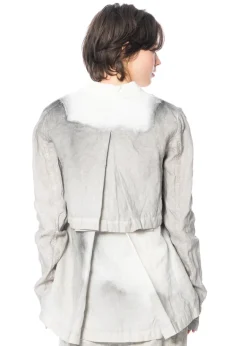 RUNDHOLZ, handbemalte Kurzjacke 1251671109