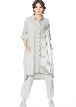 RUNDHOLZ, Hemdblusenkleid aus Leinen 1251670901
