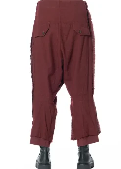 RUNDHOLZ, Hose mit fransigen Saumkanten 2241010112