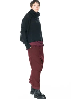 RUNDHOLZ, Hose mit fransigen Saumkanten 2241010112