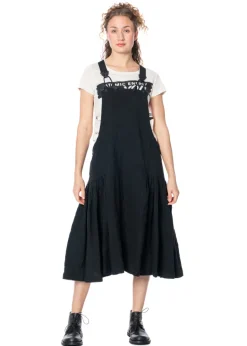 RUNDHOLZ, Hosenträgerkleid aus Leinen 1251390906