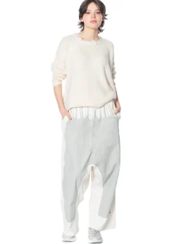 RUNDHOLZ, ikonische, handbemalte Hose 1251110103