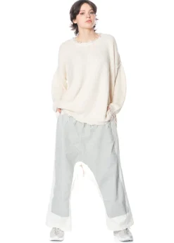 RUNDHOLZ, ikonische, handbemalte Hose 1251110103