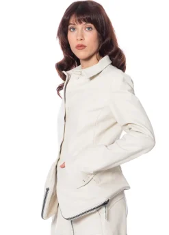 RUNDHOLZ, innovative Lammlederjacke 1251481101