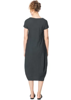 RUNDHOLZ, Kleid im Materialmix 1251560906