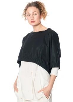 RUNDHOLZ, kurzes T-Shirt mit Schimmereffekt 1251280502