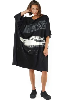 RUNDHOLZ, Midikleid mit ikonischem Print 1251300901