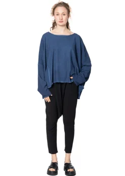 RUNDHOLZ, Strickhose aus Viskosemix mit tiefem Schritt 1241457607