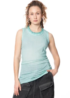 RUNDHOLZ, Tanktop aus halbtransparenter Baumwolle 1241180804