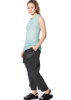 RUNDHOLZ, Tanktop aus halbtransparenter Baumwolle 1241180804