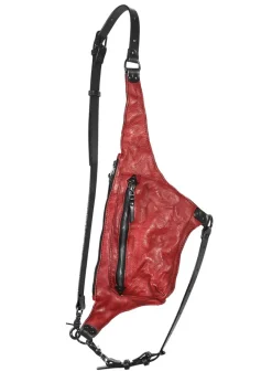 Téo+NG, Gürtel oder Umhängetasche KHAY in Rot