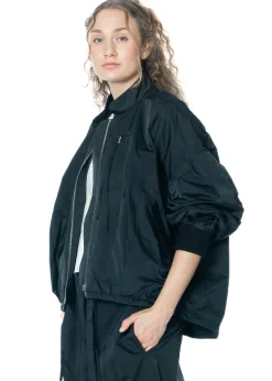 ULI SCHNEIDER, Bomberjacke aus Satin-Nylon-Taft