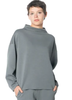 ULI SCHNEIDER, eleganter kastiger Kragenpullover